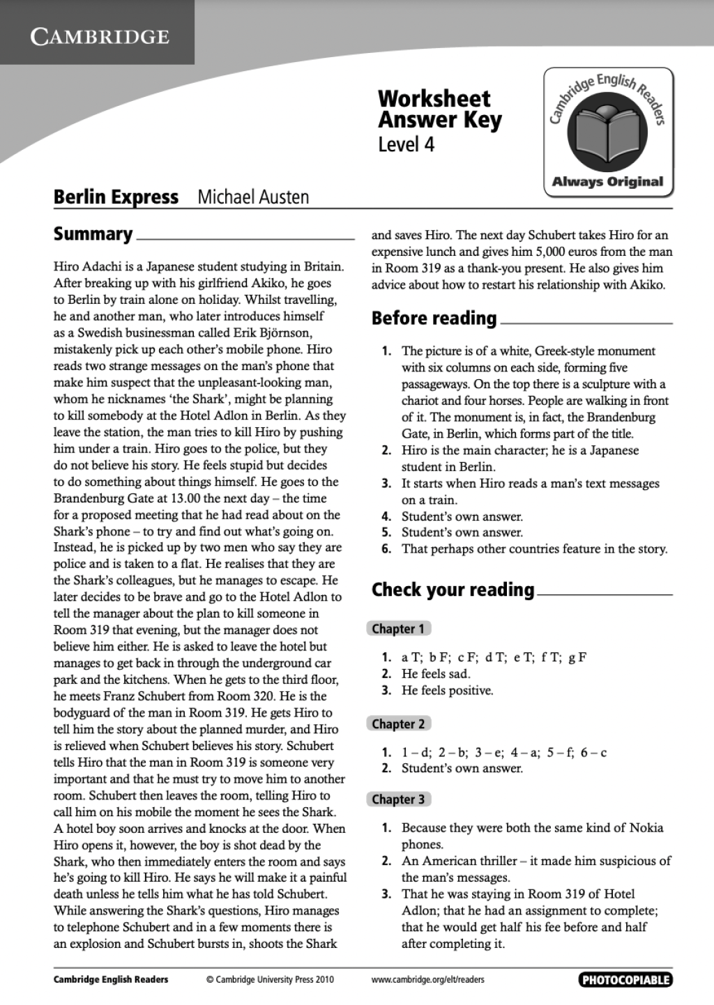 Picture of: Escape From Berlin Worksheet Answer Key PDF