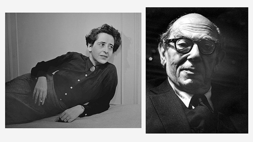 Picture of: Hannah Arendt and Isaiah Berlin by Kei Hiruta  Book review  The TLS