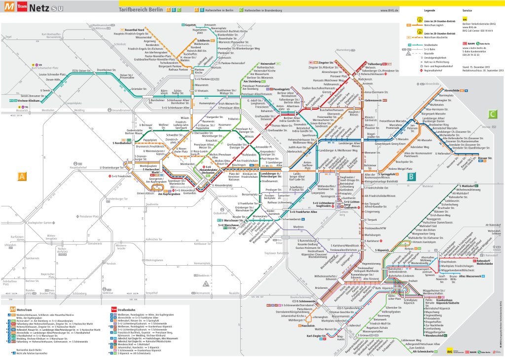 Picture of: Map of Berlin tram: stations & lines