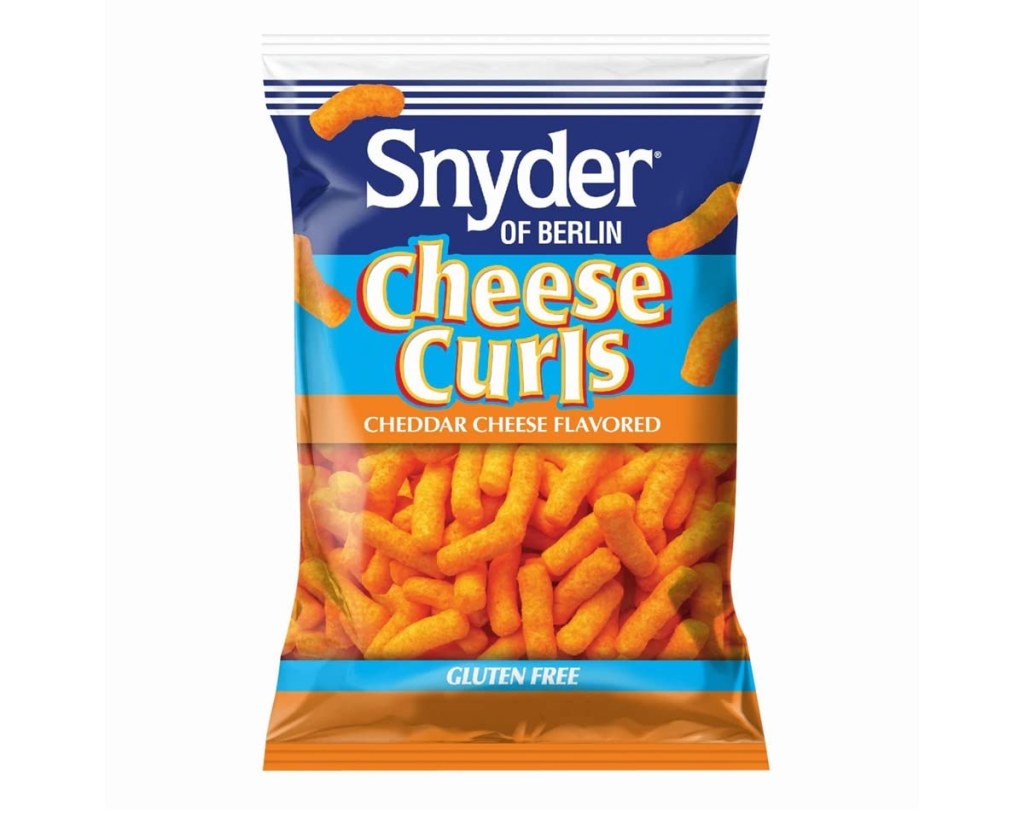 Picture of: Snyder of Berlin ” Baked with Real Cheese” Cheese Curls  oz